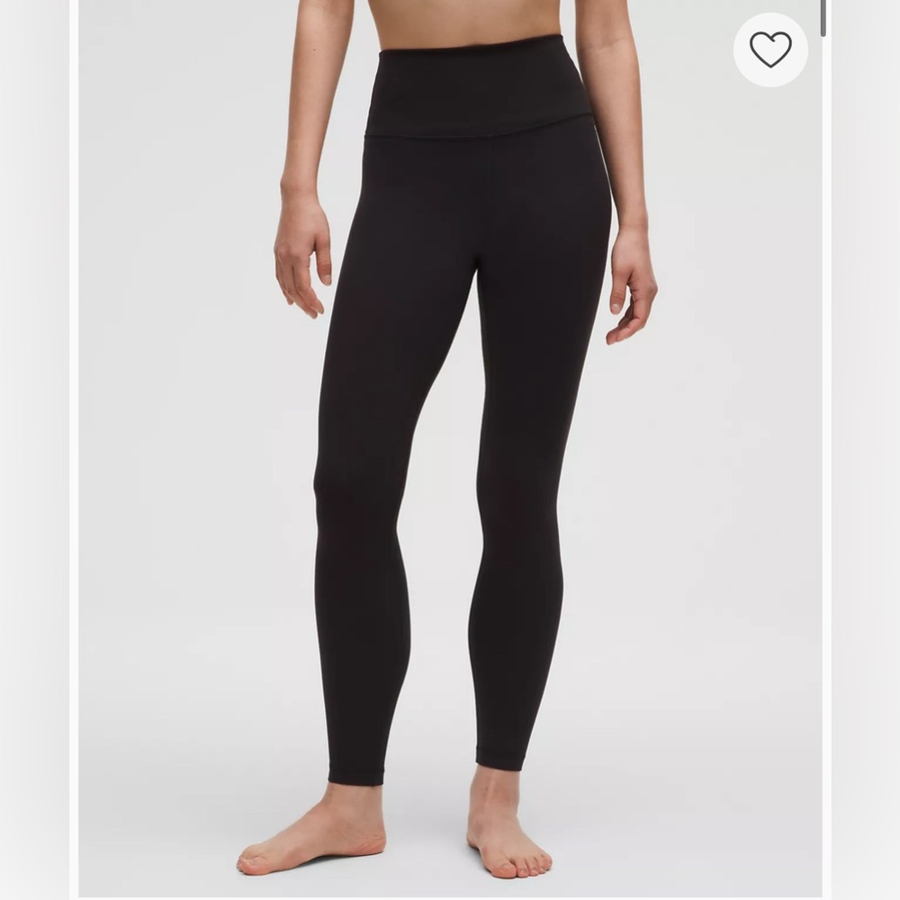 Lululemon Black Align Leggings 28” size 12